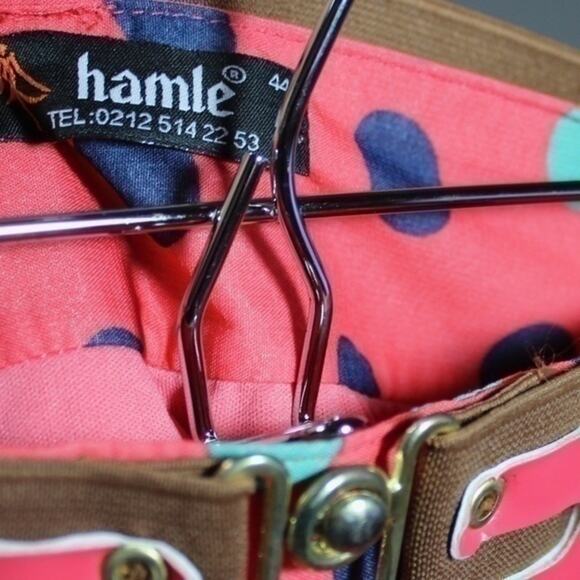 Hamle Pink Red Polka Dot Skirt Size Large - Picture 4 of 4